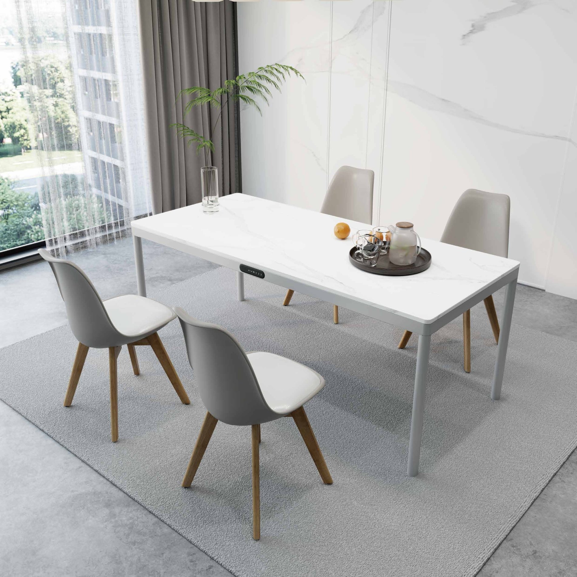 NATE complete height-adjustable desk for home and work